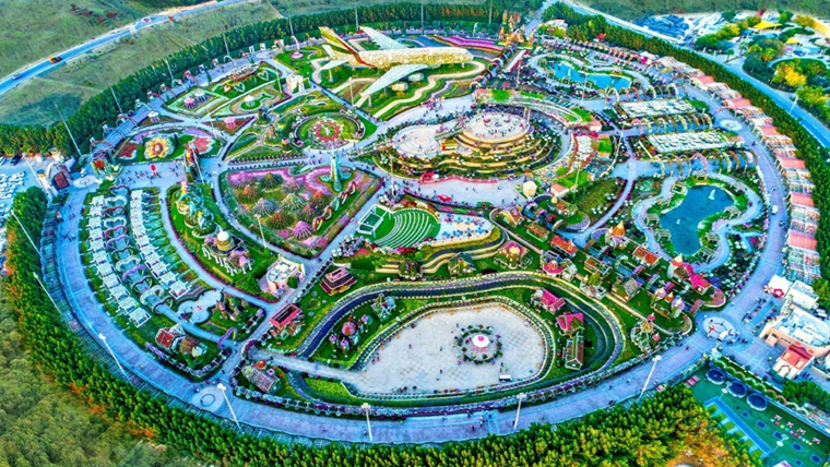 Khu vườn kỳ diệu - Dubai Miracle Garden, UAE, United Arab Emirates