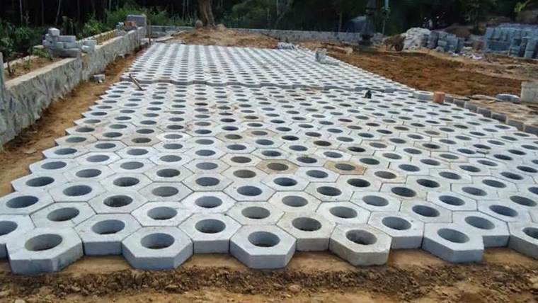 Ưu điểm và quy trình thực hiện bê tông trồng cỏ