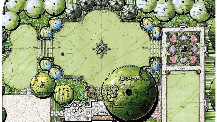 Layout concept theo PHONG CÁCH CHÂU ÂU