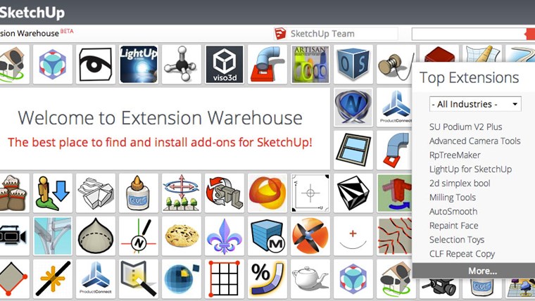 Sketchup Plugin 1 Click - Những Plugin không hỗ trợ dựng hình, nhưng giúp các kiến trúc sư cảnh quan dựng hình hiệu quả hơn.