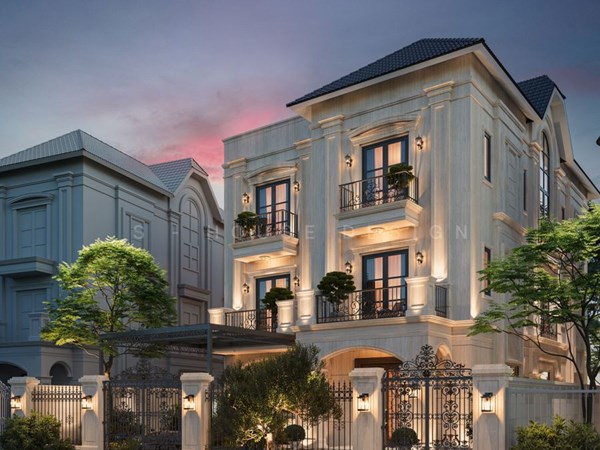 Thiết Kế Biệt Thự Tân Cổ Điển Độc Bản The Manhattan Glory Vinhomes