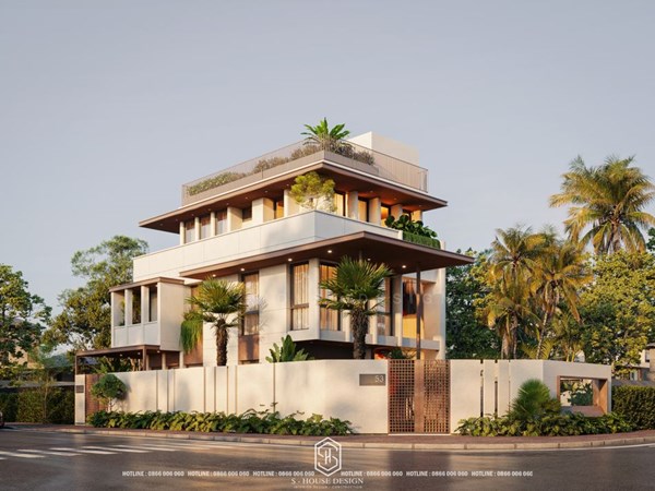 Thiết Kế Biệt Thự Phong Cách Nhiệt Đới Tropical Modern