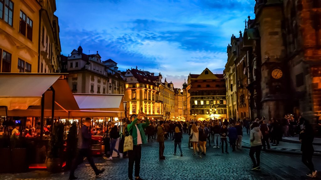 Prague buổi tối kinh tế Muff
