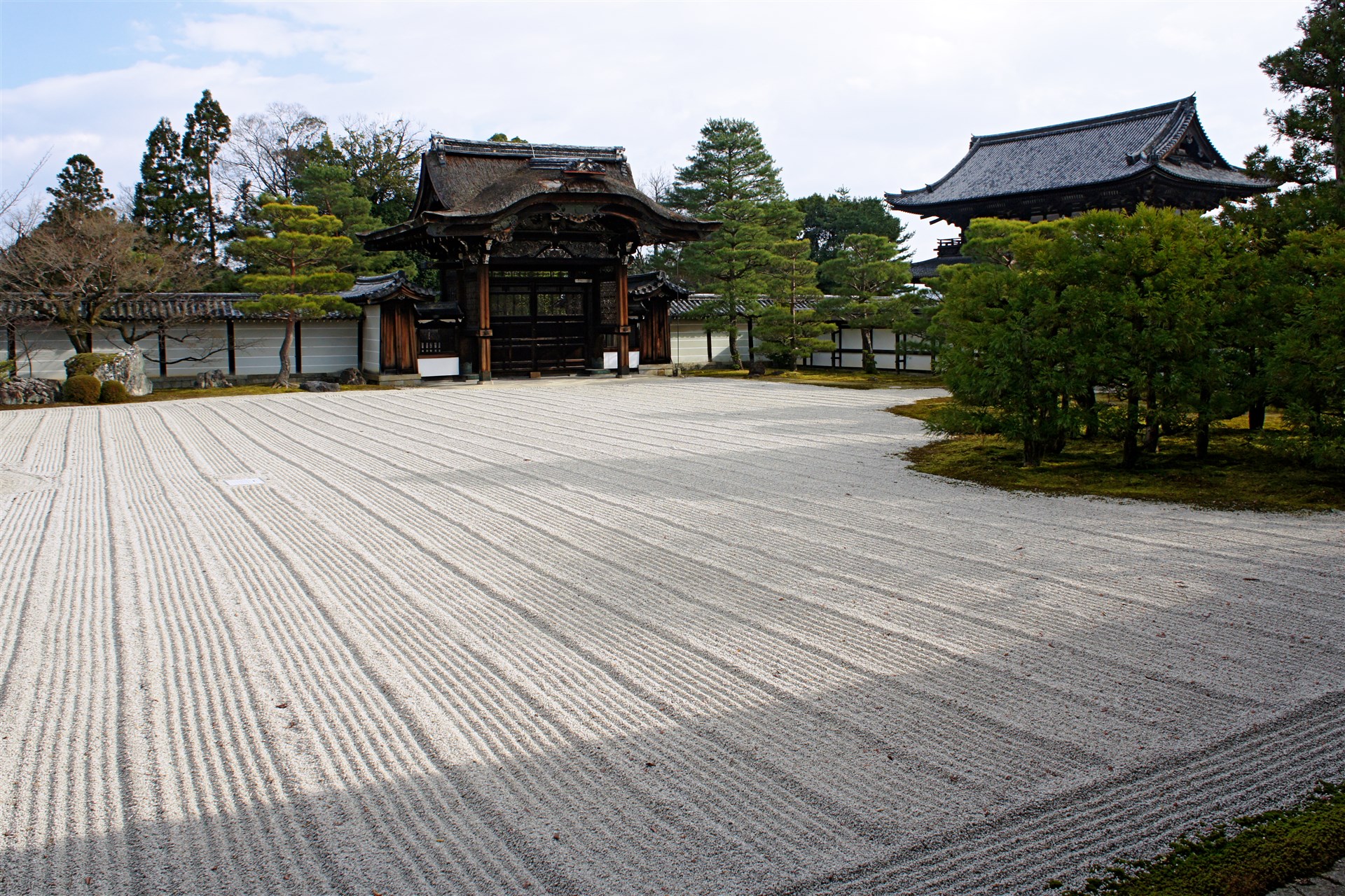 Ninna-ji (vườn đá), Koishikawa Kōrakuen (1629), Kenroku-en, Chinzan-sō (hình 1 trong 4)
