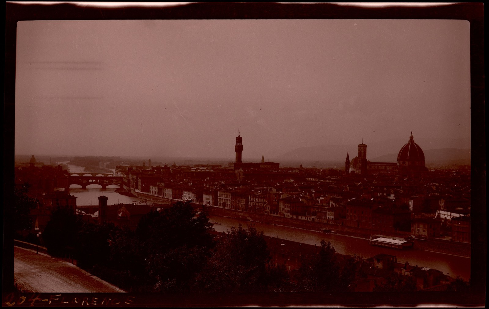 Ảnh minh hoạ — Ảnh tư liệu nhìn từ trên cao xuống Florence